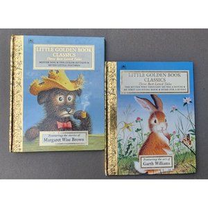 Little Golden Book  2 Childrens Books Margaret Wise Brown Garth Williams